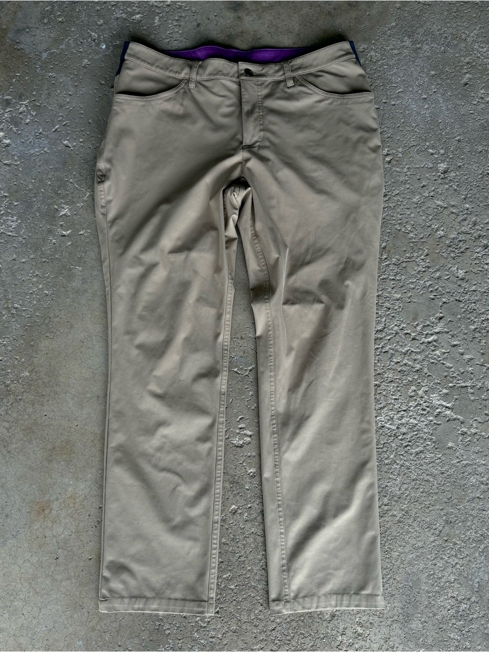 Birddogs Boom Stick Lined Chino Pants 36x30 Khaki Navy Boomstick Stretch Golf⁠